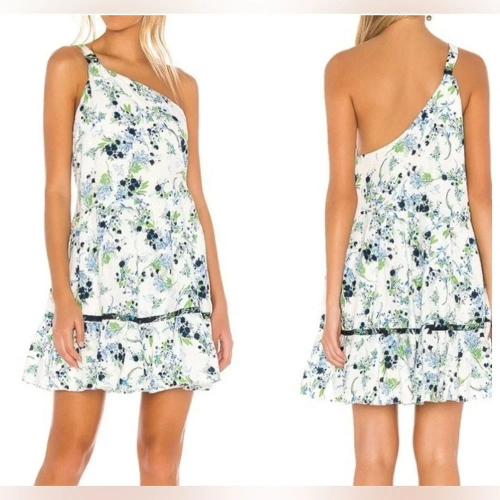 NWT. $128R. Free People All Mine Mini Dress Ivory Combo. Size Large